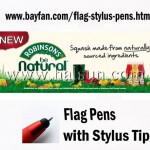 Flag Stylus Pens for Apps offline Roadshow